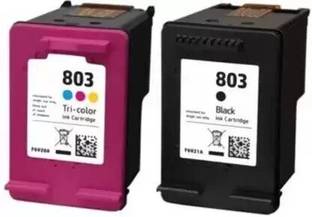 INKTECH 803 BLACK Black + Tri Color Combo Pack Ink Cartridge