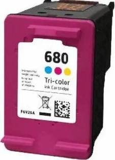 INKTECH 680 TRICOLOR INK Black + Tri Color Combo Pack Ink Cartridge