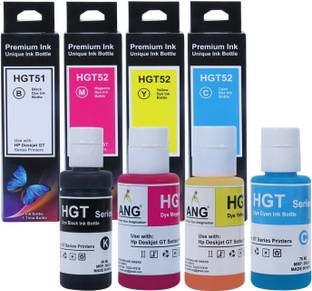 Ang Refill Ink for Smart Tank 530 Printer with 310,530,115,515,416,419,516,500, Black + Tri Color Combo Pack Ink Bottle