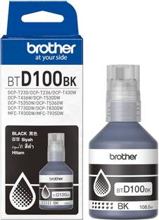 brother Original Ink Bottles BTD100 For T230 T430W T530DW T730DW T930DW Printer Black Ink Bottle
