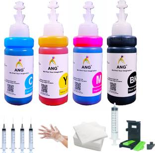 Ang Refill Ink For HPS DeskJet 2723 Compatible 805,803,680,678,818, 802 set Black + Tri Color Combo Pack Ink Cartridge