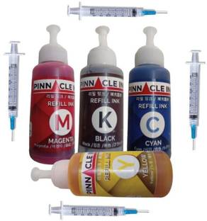 Pinnacle Ink Refill Ink High Quality Compatible ink HP DeskJet Ink Advantage 2135 Black + Tri Color Combo Pack Ink Bottle