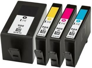Dubaria 905 XL Ink Cartridge Compatible For HP 905 XL Ink Cartridge For Use In HP Pro 6970 & HP Pro 6960 Printers - Cyan, Magenta, Yellow & Black - Combo Value Pack Black + Tri Color Combo Pack Ink Cartridge