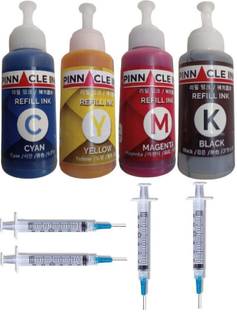 Pinnacle Ink DeskJet 2132 All-in-One Printer Inks Compatible Premium ink Black + Tri Color Combo Pack Ink Bottle