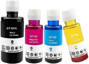Ang GT 52 & GT 53XL Ink For 5810,5811,5820,5821,310,315,316,319,410,415,416 Black + Tri Color Combo Pack Ink Bottle