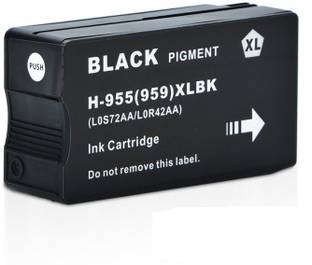 Dubaria 955 Ink Cartridge Combo of Cyan, Magenta, Yellow & Black For HP 955 For Use In HP OfficeJet Pro 7740, 8210, 8216, 8700, 8710, 8715, 8716, 8717, 8720, 8725, 8727, 8730, 8740, 8745 All-in-One Printer, HP OfficeJet Managed MFP P27724dw Printer Black + Tri Color Combo Pack Ink Cartridge