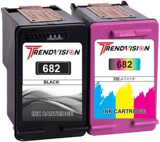 trendvision 682 COMBO CARTRIDGE FOR 2335,2338,2776,6075, 4178,6075,6078,6475,6478 Black + Tri Color Combo Pack Ink Cartridge