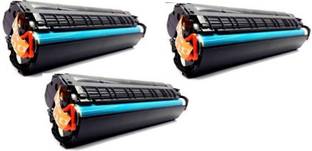 Black HP Laserjet M1005 Multifunction Laser Printer Toner Cartridge ( Pack Of 3 ) Black Ink Cartridge