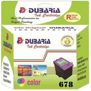 Dubaria 678 Color Ink Cartridge Compatible For Use In 678 Tri-Color Ink Cartridge