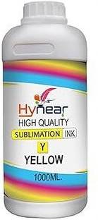 HYNEAR Sublimation Ink Heat Transfer Printing on Mugs,Mobile,Polyester T-Shirt for use Yellow Ink Bottle