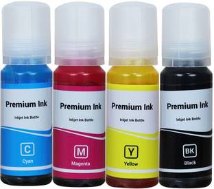 tequo REFILL INK COMPATIBLE Black + Tri Color Combo Pack Ink Bottle