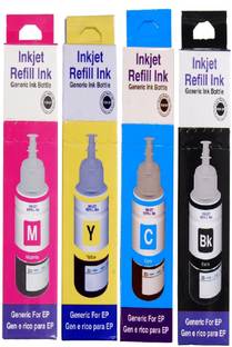 Ang Refill Ink for Epson L355 Printer - 70 ML Each Bottle Tri-Color Ink Cartridge