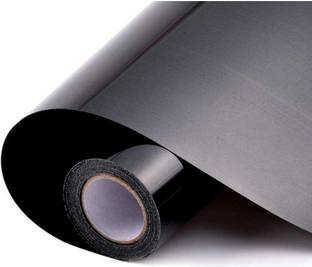 DINOVIN Black HTV Vinyl Rolls, Heat Transfer Vinyl - 20inch x 80inch, HTV PU for Shirts Black Ink Toner