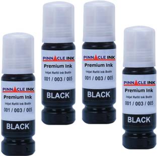 PINNACLE Compatible Refill Ink For Printer Ep EcoTank L3266 All Black Black Ink Bottle