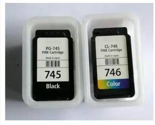 KAVYATECH PG-745 Black pic1 CL-746 Color pic1 Ink Cartridge Black + Tri Color Combo Pack Ink Cartridge