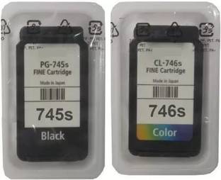 verena PG745S & CL746S ink Cartridge Combo Compatible with Canon Printers Black + Tri Color Combo Pack Ink Cartridge
