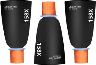 Go Toner cartridge 158X / W1580X Laserjet Toner Cartridge Black - Twin Pack Ink Toner