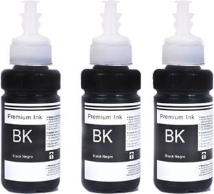 R C Print compatible ink for T664 L100,L110,L130,L200,L210,L220,L300,L455,L555 Black Ink Bottle