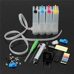 SPT Star Print Technology CISS Ink Tank Kit Universal Printers Multi Color Black + Tri Color Combo Pack Ink Cartridge