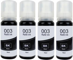 QUINK New Refill for Epson 001,003 Printers ,L3200 , L3210 , L3211 ,L3215,L3216,L3250 Black Ink Bottle