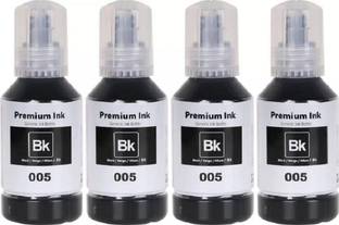 tequo 005 Ink Pack 4 for Epson M3140, M3170, M1120, M1140, M1180, M2140,M2170 Printers Black Ink Bottle