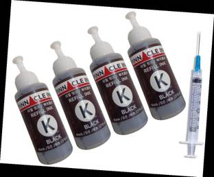 Pinnacle Ink Refill Compatible Ink For HP DeskJet 2621 Series All BK Black Ink Bottle