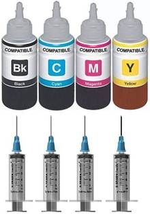Ang ink Refill 1115, 2131, 2135, 4535, 3635, 3636, 2020, 2520, 3775, 3776, 3777 Black + Tri Color Combo Pack Ink Cartridge