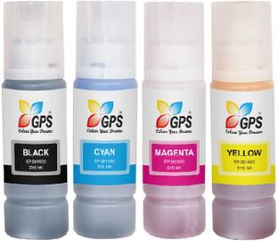 GPS Colour Your Dreams Epson L5190 Wi-Fi All-in-One Printer Ink 4 Colour Set Black + Tri Color Combo Pack Ink Bottle