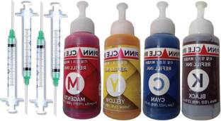 PINNACLE Compatible Premium Refill Ink For Deskjet 2820. Black + Tri Color Combo Pack Ink Bottle