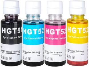 ASV GT51 Refill Ink for 310, 315, 319, 410, 415, 419, GT5810, GT5820, GT5821 Black + Tri Color Combo Pack Ink Bottle
