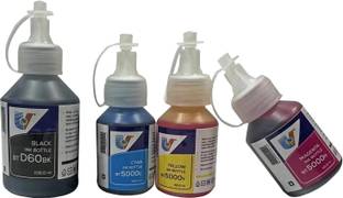 SDS Refill Ink BT6000BK BT5000 Compatible MFC T 800W 810W 910DW 920DW 925DW 4500DW Black + Tri Color Combo Pack Ink Bottle