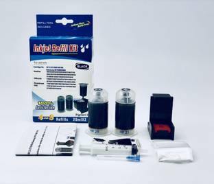 UV REFILL INK SUCTION KIT BLACK 20 ml EACH BOTTEL Black Ink Cartridge