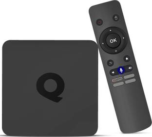 DIVYE Q1 Android 10.0 TV Box 2GB RAM 16GB ROM Quad-core WiFi 2.4GHz Support 4K H.265 Black Ink Toner