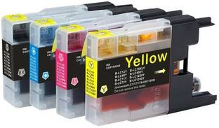 Dubaria LC 400 Ink Cartridge Compatible For Brother LC12, LC40, LC71, LC73, LC75, LC400, LC1220, LC1240 For Use In Brother MFC-J6910CDW / J6710CDW / J840N Printers - Black, Cyan, Yellow, Magenta Black + Tri Color Combo Pack Ink Cartridge