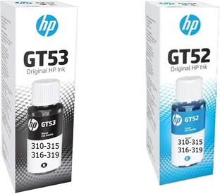 HP ORIGINAL INK FOR HP 310,315,318,319 ALL IN ONE PRINTER BLACK & CYAN COMBO Cyan Ink Bottle