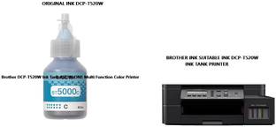 BROTHE Brother DCP-T520W Ink Tank ALL IN ONE Multi Function Color Printer Cyan Ink Bottle