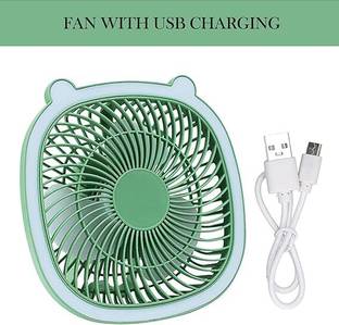 DAKH Desktop Fan and hanging 2in1 Charging USB Inline Fan