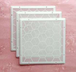 LJL Traders Mosquito Net Dust Controller/Square Type Air Vent Grille Cover, 12 Inch, 3 Piece Insect Net