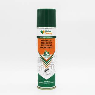 HERBAL STRATEGI Just Out - Ayurvedic Mosquito Repellent Room Spray | AYUSH Certified