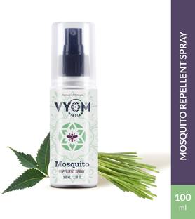 VYOM INDIA Mosquito Repellent Room Spray|Kids Safe & Deet Free|Purely Organic & Plant Based