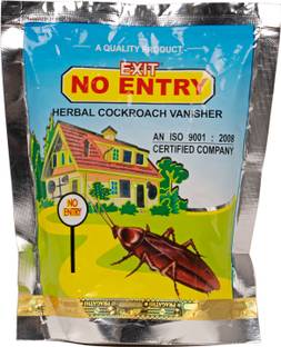 Exit No Entry Herbal Cockroach Vanisher Insect Repellent | Eco-Friendly | Pet Safe | Odourless