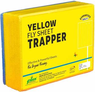 Green Revolution Yellow Sticky Trap Mix / Insect Trap For Organic Garden and Farm, Pack of 1.