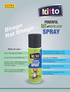 kitto Rat Repellent Spray for Cars , house and offices