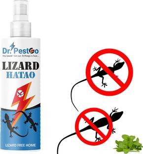 Dr.PestGo Best Lizard Repellent Spray India | Long-Lasting Herbal Lizard Killer Formula