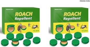 INDIANA HUDA Cockroach Gel Bait 12 Pcs x 2 Pack - Roach Killer for Home Use