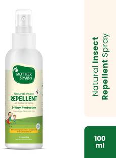 Mother Sparsh Natural Insect Repellent for Babies, Herbal Armor, 100% Protection from Mosquitoes, Fleas and Ants
