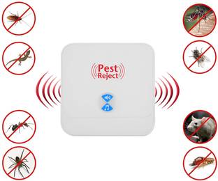Wrightrack Ultrasonic ABS Plastic Pest Repeller to Repel Rats, Cockroach, Mosquito - 15NV05