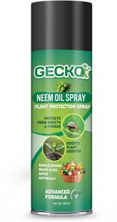gecko Herbal Neem Oil Plant Protection Spray | Natural Insect & Fungus Repellent