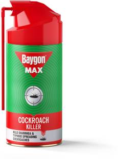Baygon Max Cockroach Killer Spray, Kills Diarrhea & Typhoid Cockroaches, 360d MaxiWand