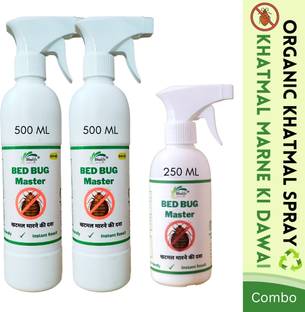 BhuLife Organic Bedbug Eliminator Strong Spray | Khatmal Marne Ki Dawai Combo